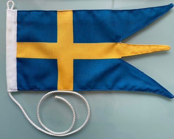 Svensk båtvimpel tre-tungad